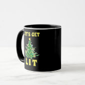 Lasst uns die sonnige Weihnachtszeit trinken Class Tasse (Vorderseite Links)