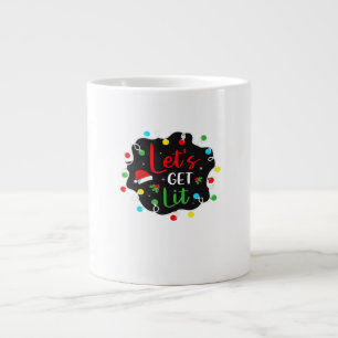 Lasst uns die sonnigen Weihnachten trinken Lights Jumbo-Tasse