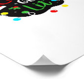 Lasst uns die sonnigen Weihnachten trinken Lights Poster (Ecke)