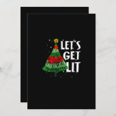 Lasst uns die sonnigen Weihnachten trinken Männer  (Vorne/Hinten)