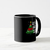 Lasst uns die sonnigen Weihnachten trinken Männer Tasse (VorderseiteRechts)