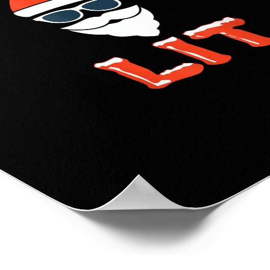 Lasst uns die sonnigen Weihnachtsgetränke sonnig b Poster (Ecke)