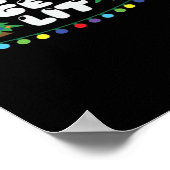 Lasst uns die Weihnachtsbaum-Jingle-Glocken sehen Poster (Ecke)