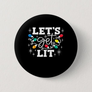 Lasst uns die Weihnachtsbeleuchtung in der Weihnac Button