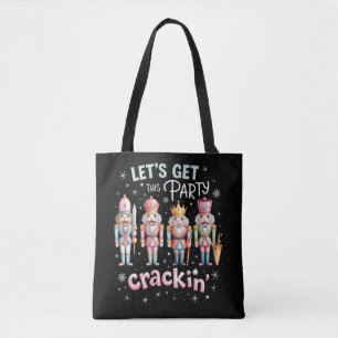 Lasst uns die Weihnachtsfeier-Nussknacker-Weihnach Tasche