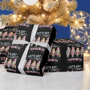Lasst uns die Weihnachtsfeier Nussknacker Xmas kna Geschenkpapier