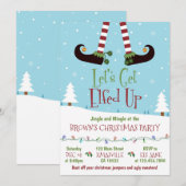 Lasst uns die Weihnachtszeit-Party Einladung erled (Vorne/Hinten)