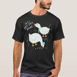 Lasst uns diese Brötchenherde-Familie Funny Duck L T-Shirt