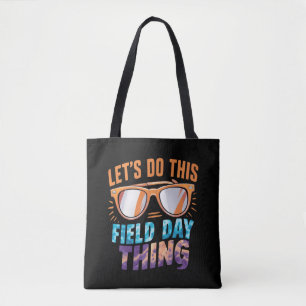 Lasst uns diese Field Day Sache Sonnenbrille Lehre Tasche