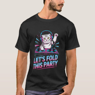 Lasst uns diese Party DJ Pun lustiger schottischer T-Shirt