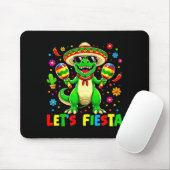 Lasst uns Dinosaurier Cinco de Mayo Jungs Kinder f Mousepad (Mit Mouse)
