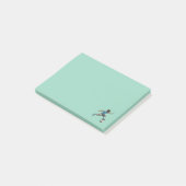 Lasst uns dribbeln post-it klebezettel (angewinkelt)