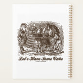 Lasst uns ein Cake Alice Unicorn Löwe Wonderland h Planer (Rückseite)