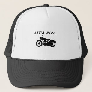 Lasst uns ein generisches Motorrad fahren schwarz  Truckerkappe