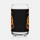 Lasst uns ein gestricktes Tipsy Halloween Jack-O’- Dosenglas (Rechts)