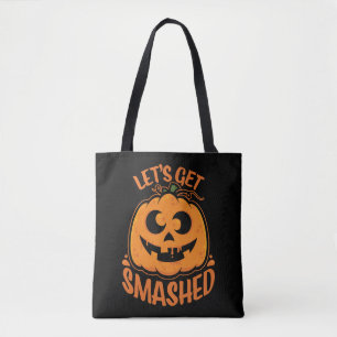 Lasst uns ein gestricktes Tipsy Halloween Jack-O’- Tasche