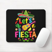 Lasst uns ein glückliches Cinco de Mayo-Mexikaner- Mousepad (Mit Mouse)
