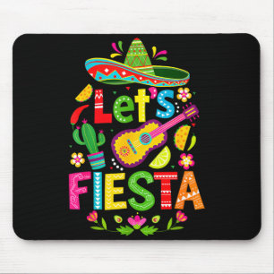 Lasst uns ein glückliches Cinco de Mayo-Mexikaner- Mousepad