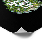 Lasst uns ein klassisches Design von Lit erhalten Poster (Ecke)