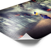 Lasst uns ein kostenloses UKRAINE-Poster bleibe ha Fotodruck (Ecke)