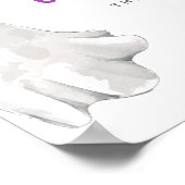 Lasst uns ein kurzes Halloween Geburtstagszeichen  Poster (Ecke)