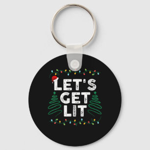 Lasst uns ein Lit trinken Funny Weihnachtsgeschenk Schlüsselanhänger