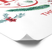 Lasst uns ein lustiges, familiengeführtes Urlaubsp Poster (Ecke)