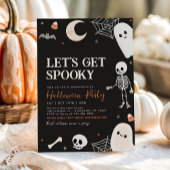 Lasst uns ein Niedliches Ghost-Halloween-Party bek Einladung