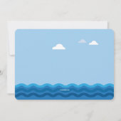 Lasst uns ein paar Einladungen für das Surfen samm (Rückseite)