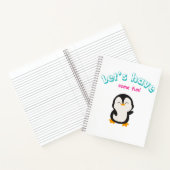 Lasst uns ein paar lustige Pinguin Spiral-Notebook Notizblock (Innenseite)