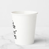 Lasst uns ein paar pour-Decision-Glas machen Pappbecher (Links)