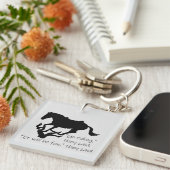 Lasst uns ein tolles Angebot für Pferde machen Schlüsselanhänger (Vorderseite rechts)