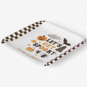 Lasst uns ein tolles Halloween Geburtstag erleben Pappteller (Gewinkelt)