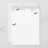 Lasst uns ein tolles Halloween-Kostüm-Party einlad Einladung (Rückseite)