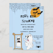 Lasst uns ein tolles Halloween-KostümParty bekomme Einladung (Vorne/Hinten)