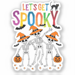 Lasst uns ein tolles Halloween-Vinyl mit maßgeschn Aufkleber