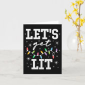 Lasst uns ein wenig Funny Weihnachtsgeschenke beko Karte (Gelbe Blume)