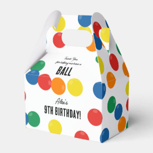 Lasst uns eine bunte Geburtstagsparty essen Geschenkschachtel
