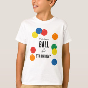 Lasst uns eine bunte Geburtstagsparty essen T-Shirt