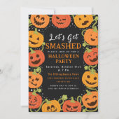 Lasst uns eine Einladung für erwachsene Halloween- (Vorderseite)