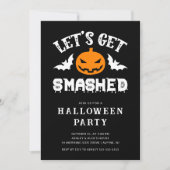 Lasst uns eine erwachsene Halloween-Einladung beko Einladung (Vorderseite)