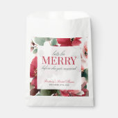 Lasst uns eine fröhliche Weihnachts-Brautparty fei Geschenktütchen (Vorderseite)