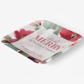 Lasst uns eine fröhliche Weihnachts-Brautparty fei Pappteller (Gewinkelt)