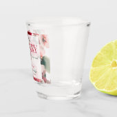 Lasst uns eine fröhliche Weihnachts-Brautparty fei Schnapsglas (Rechts)