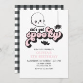 Lasst uns eine geile Halloween-Einladung bekommen Einladung (Vorne/Hinten)