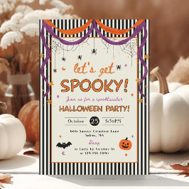 Lasst uns eine gruselige Halloween-Party feiern Einladung
