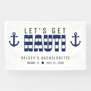 Lasst uns eine Junggesellinnenparty feiern Banner
