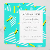 Lasst uns eine Kiki-Party Einladung haben (Vorne/Hinten)