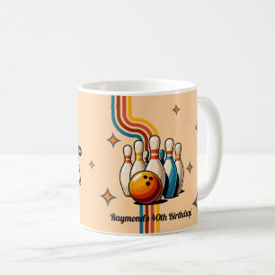 Lasst uns eine lustige Bowling-Geburtstagsfeier st Kaffeetasse