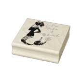 Lasst uns eine Splash Mermaid Holzkunst Briefmarke Gummistempel (Stempel)